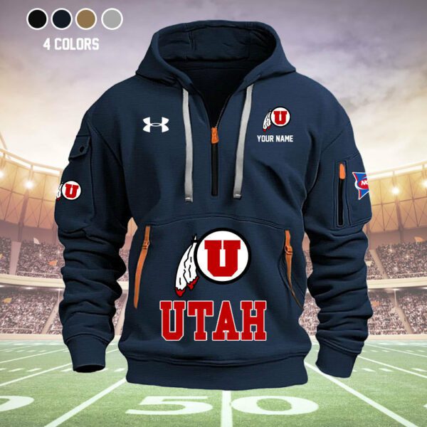 Utah-State-Aggies-Quarter-Zip-Hoodie-NCAA2106-5