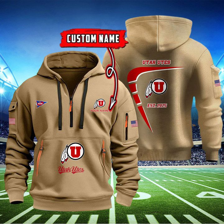 Utah-Utes-Quarter-Zip-Hoodie-NCAA2105-1