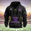 Washington Huskies Quarter Zip Hoodie NCAA2082