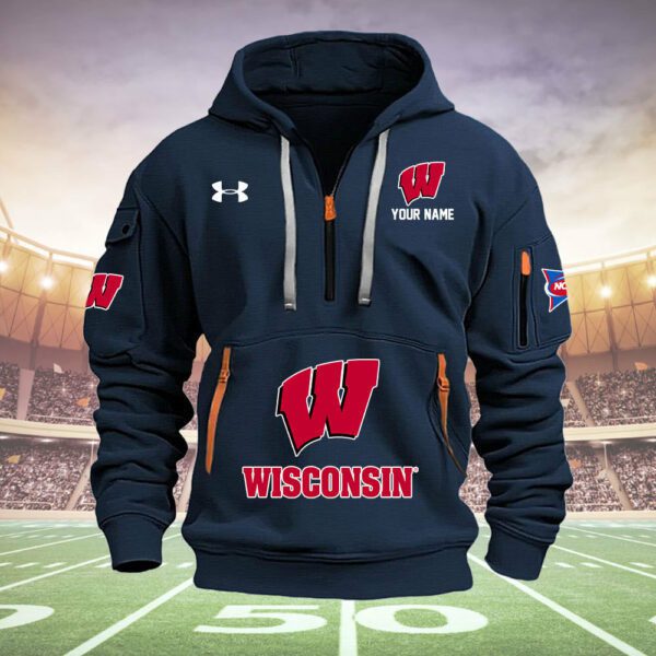 Wisconsin-Badgers-Quarter-Zip-Hoodie-NCAA2064-5