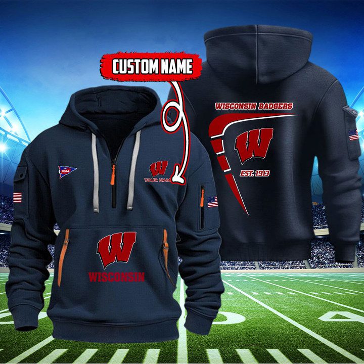Wisconsin-Badgers-Quarter-Zip-Hoodie-NCAA2100-3