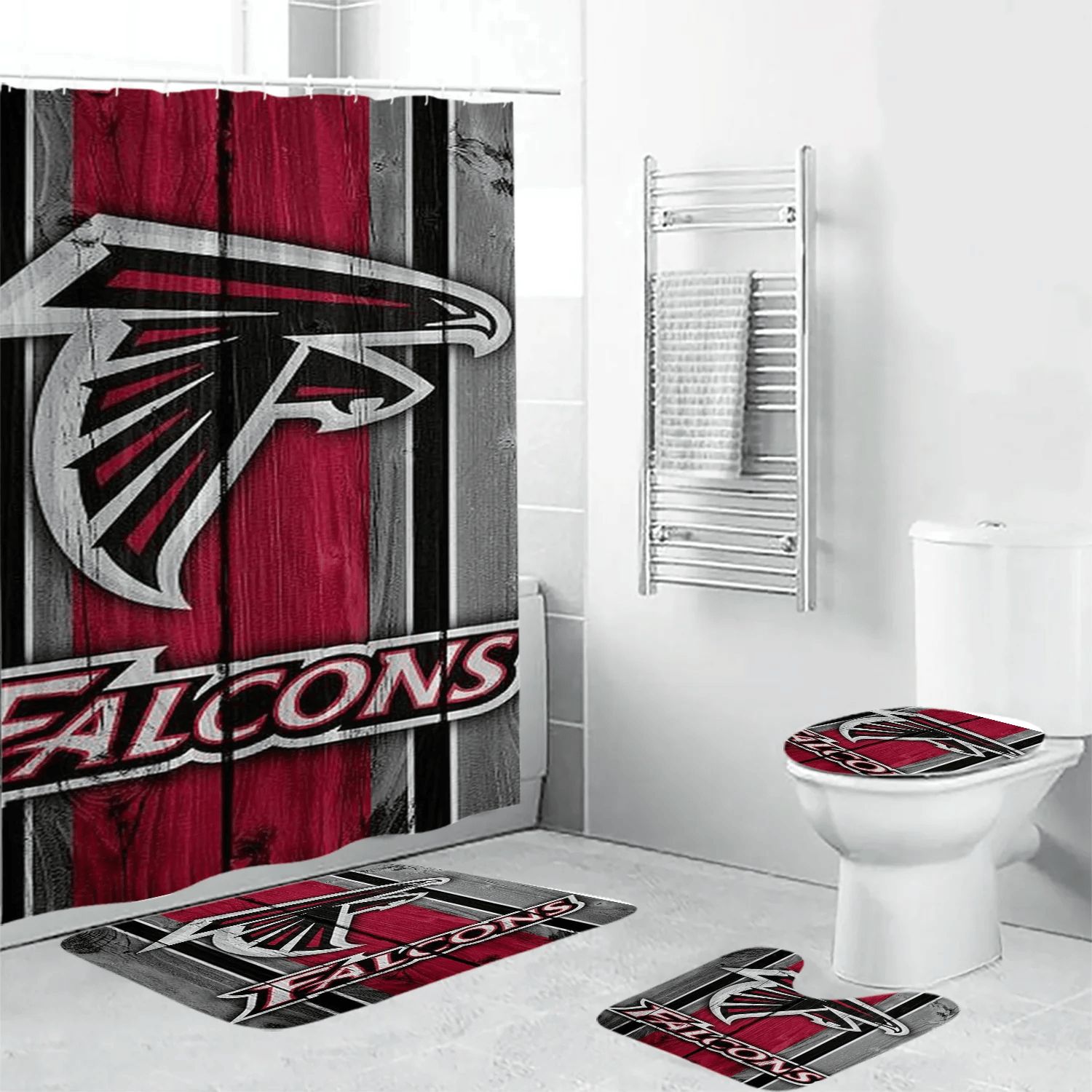 Atlanta-Falcons-Wooden2-Shower-Curtain-Non-Slip-Toilet-Lid-Cover-Bath-Mat-Bathroom-Set-BRS2164 Atlanta Falcons Wooden2 Shower Curtain Non-Slip Toilet Lid Cover Bath Mat Bathroom Set BRS2164
