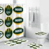 Green Bay Packers Logo 5 Bathroom Set BRS2828