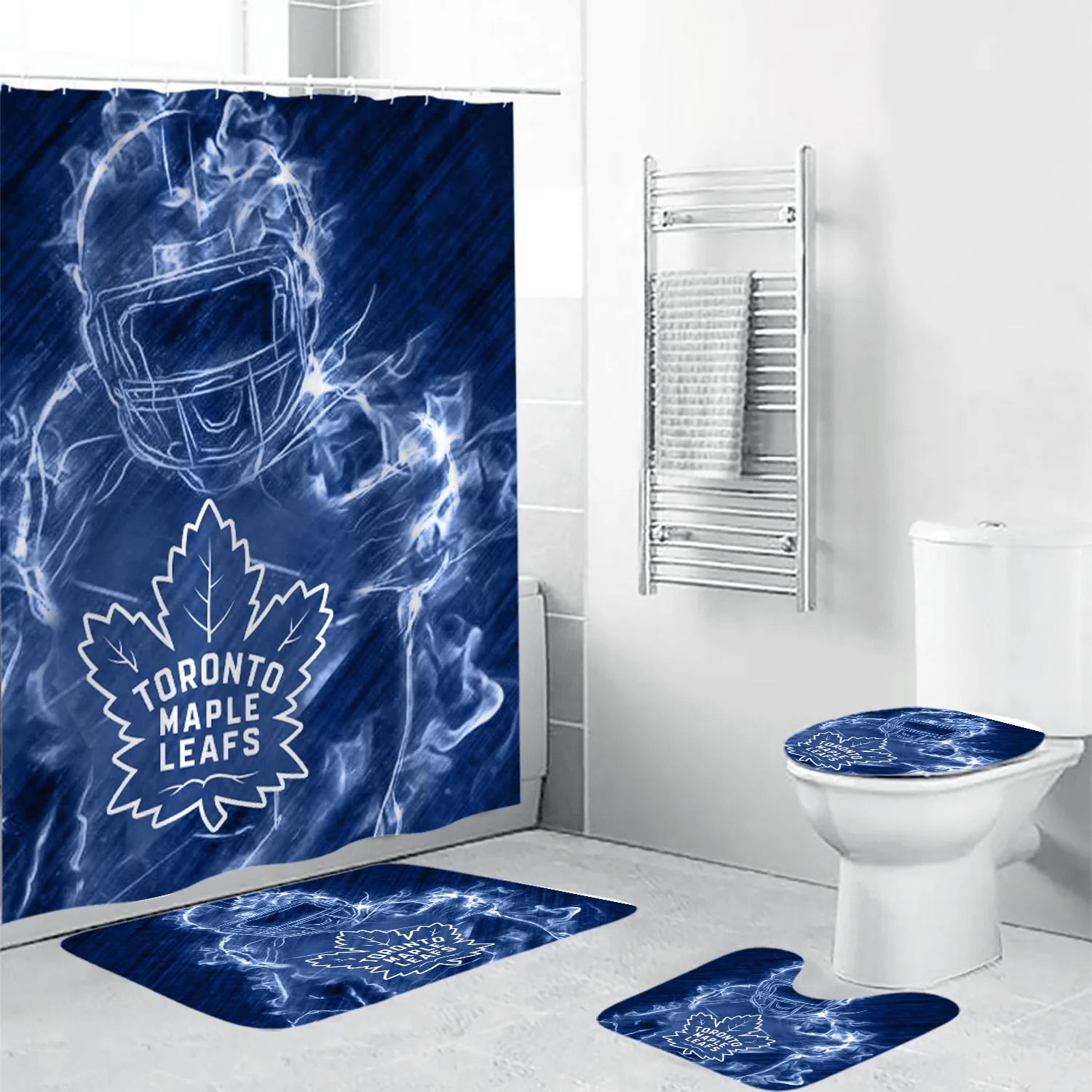 Toronto-Maple-Leafs-Legend-Shower-Curtain-Non-Slip-Toilet-Lid-Cover-Bath-Mat-Bathroom-Set-BRS2014 Toronto Maple Leafs Legend Shower Curtain Non-Slip Toilet Lid Cover Bath Mat Bathroom Set BRS2014
