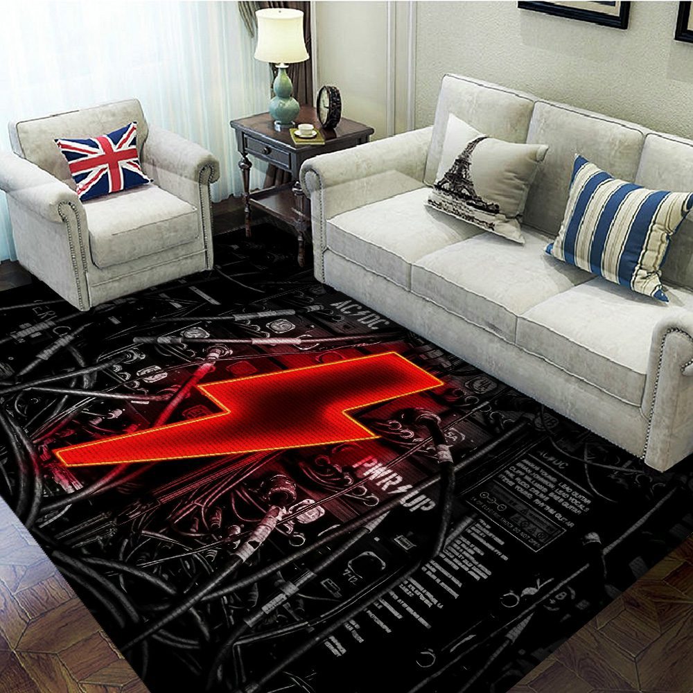 ACDC-Rectangular-Rug-Floor-Decor-GRR1111 AC/DC Rectangular Rug Floor Decor GRR1111