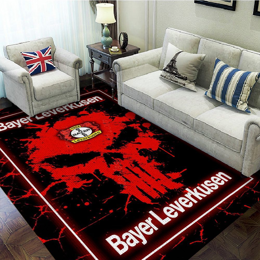 Bayer-Leverkusen-Rectangular-Rug-Floor-Decor-GRR1100 Bayer Leverkusen Rectangular Rug Floor Decor GRR1100