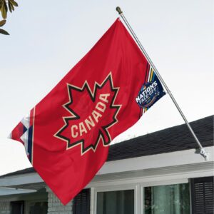 Canada Champion 2025 4 Nations Face-Off  3D House Flag