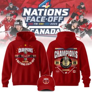 Canada Hockey Champions 4 Nations Face-Off Limited Edition Hoodie 2025