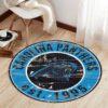 Carolina Panthers Premium Round Rug Floor Decor SRR1121