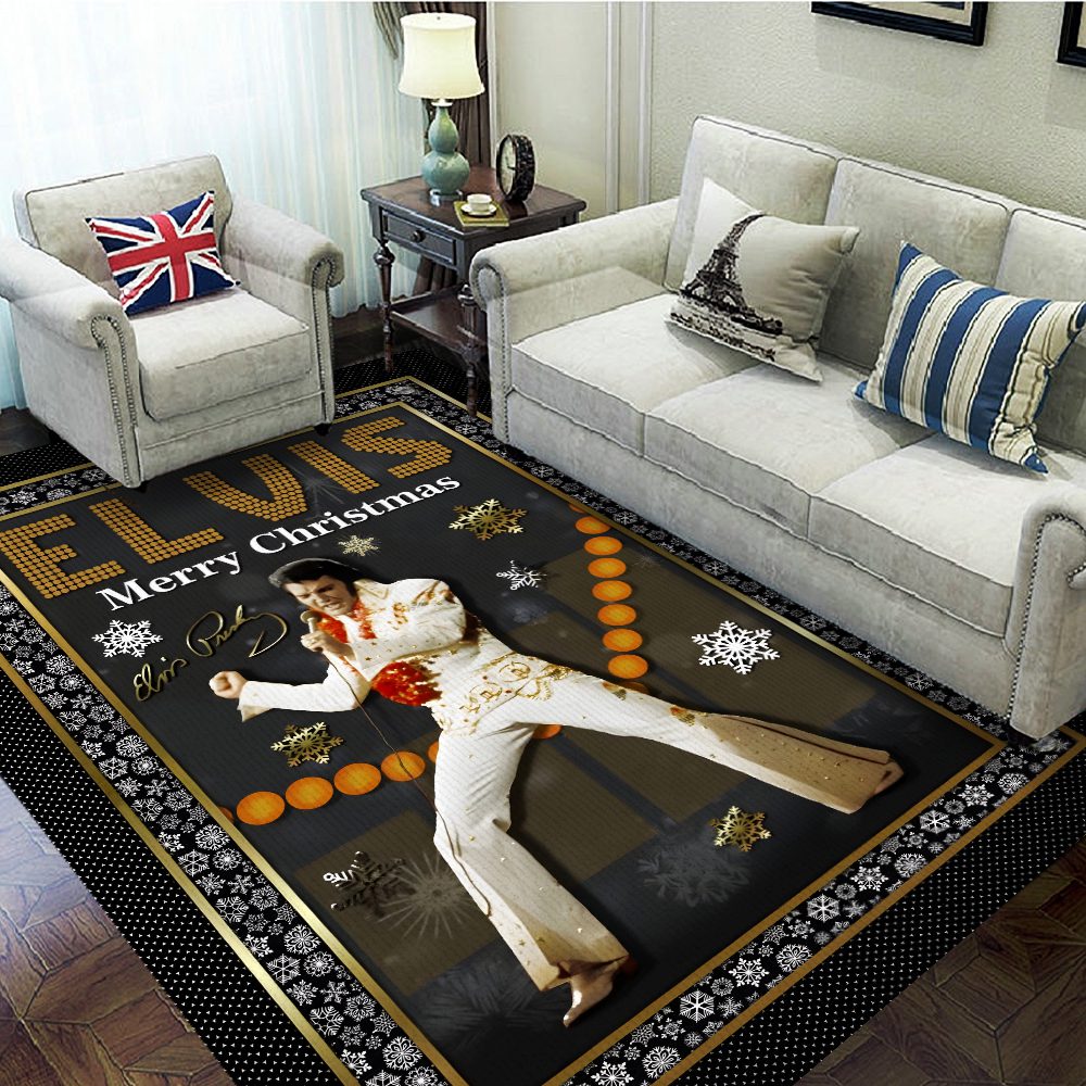 Elvis-Presley-Rectangular-Rug-Floor-Decor-GRR1068 Elvis Presley Rectangular Rug Floor Decor GRR1068