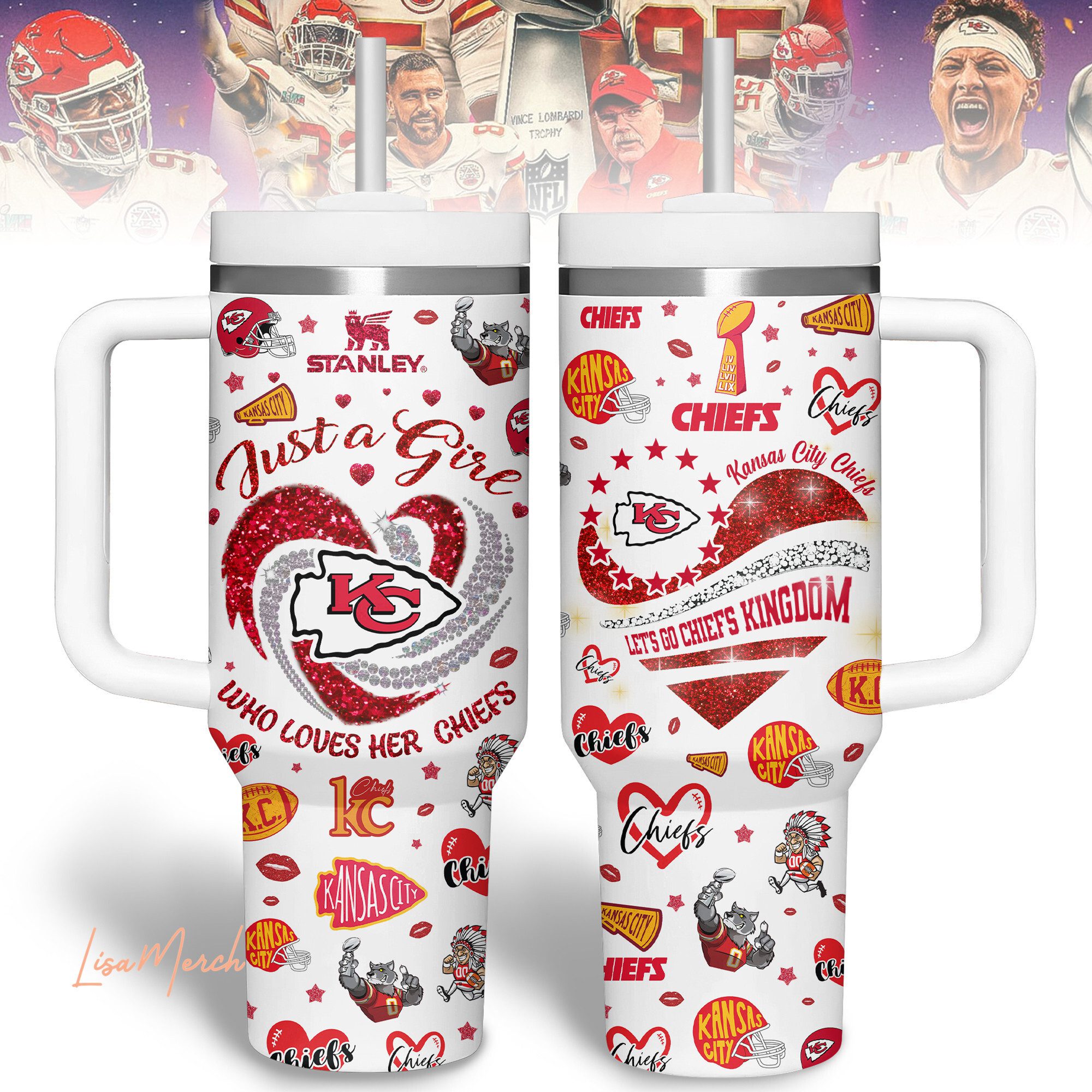 Kansas-City-Chiefs-Super-Bowl-Champs-LIX-2025-Premium-Tumbler-40Oz Kansas City Chiefs Super Bowl Champs LIX 2025 Premium Tumbler 40Oz