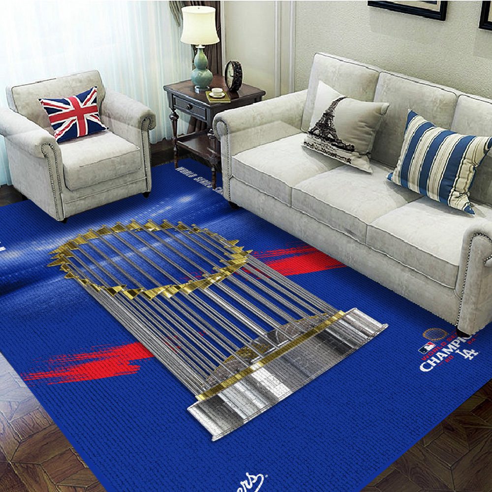 Los-Angeles-Dodgers-Rectangular-Rug-Floor-Decor-GRR1051 Los Angeles Dodgers Rectangular Rug Floor Decor GRR1051