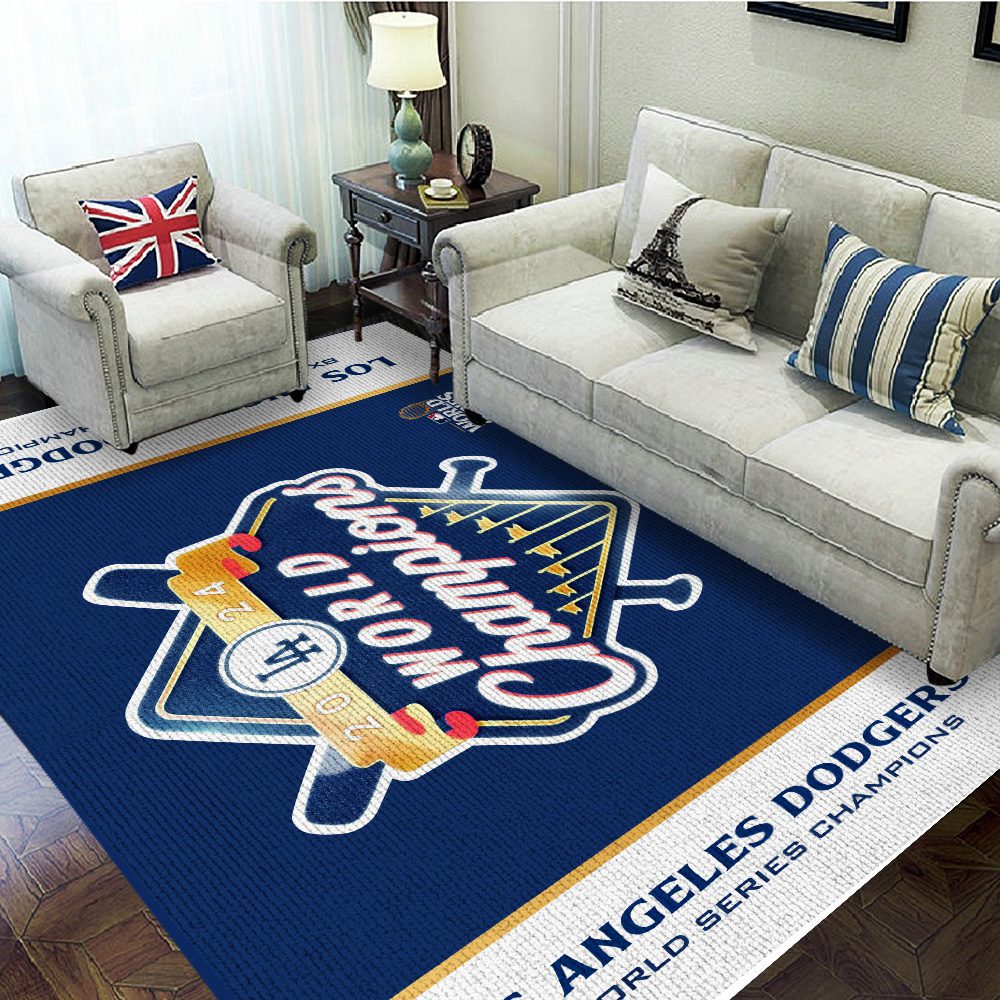 Los-Angeles-Dodgers-Rectangular-Rug-Floor-Decor-GRR1055 Los Angeles Dodgers Rectangular Rug Floor Decor GRR1055