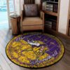 Minnesota Vikings Premium Round Rug Floor Decor SRR1125