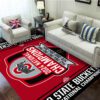 Ohio State Buckeyes Football Rectangular Rug Floor Decor GRR1009