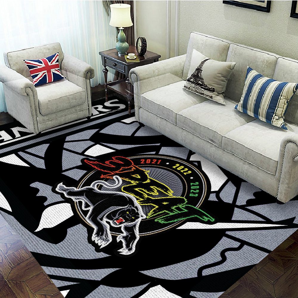 Penrith-Panthers-Rectangular-Rug-Floor-Decor-GRR1132 Penrith Panthers Rectangular Rug Floor Decor GRR1132