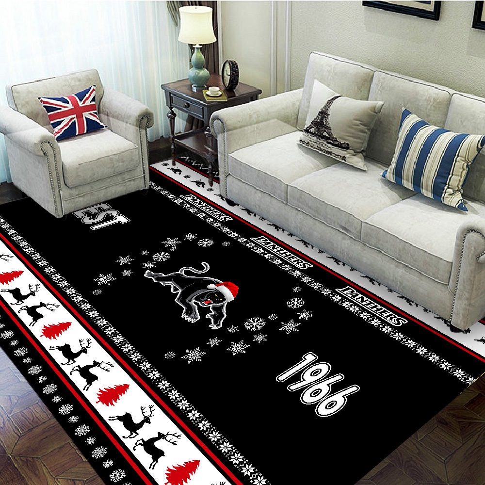 Penrith-Panthers-Rectangular-Rug-Floor-Decor-GRR1142 Penrith Panthers Rectangular Rug Floor Decor GRR1142