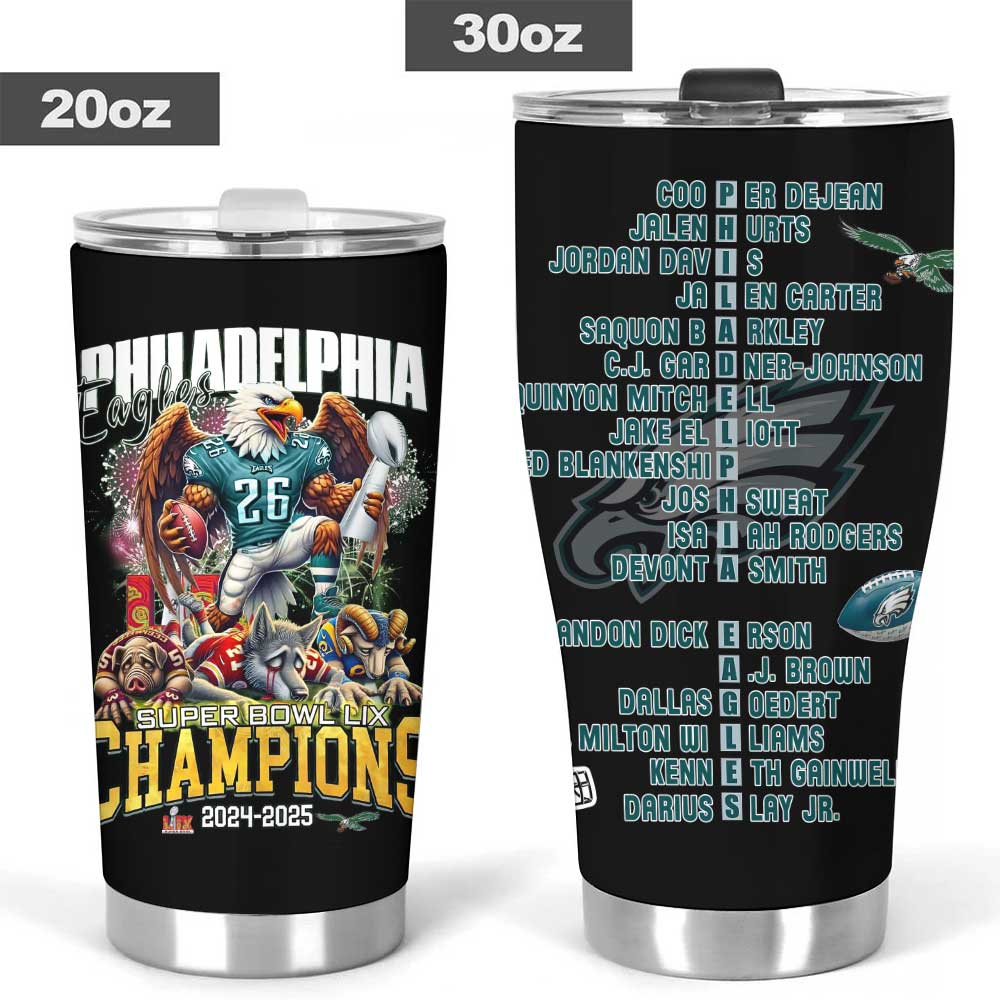 Philadelphia-Eagles-Honor-Champion-Super-Bowl-LIX-2025-Tumbler-Cup-ESB1013-3