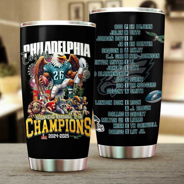 Philadelphia-Eagles-Honor-Champion-Super-Bowl-LIX-2025-Tumbler-Cup-ESB1013-4