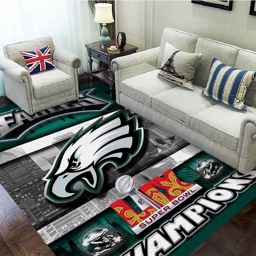 Philadelphia-Eagles-Rectangular-Rug-Floor-Decor-GRR1008 Philadelphia Eagles Rectangular Rug Floor Decor GRR1008