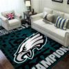 Philadelphia Eagles Rectangular Rug Floor Decor GRR1012