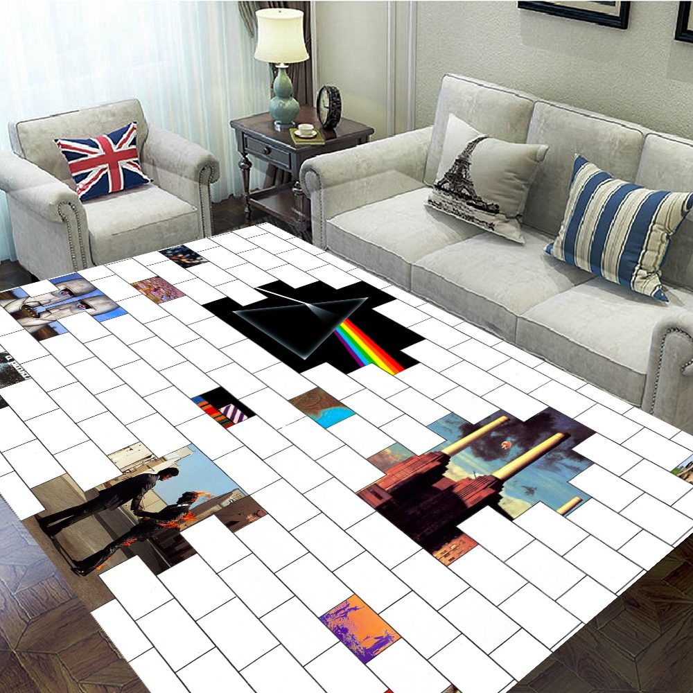 Pink-Floyd-Rectangular-Rug-Floor-Decor-GRR1117 Pink Floyd Rectangular Rug Floor Decor GRR1117