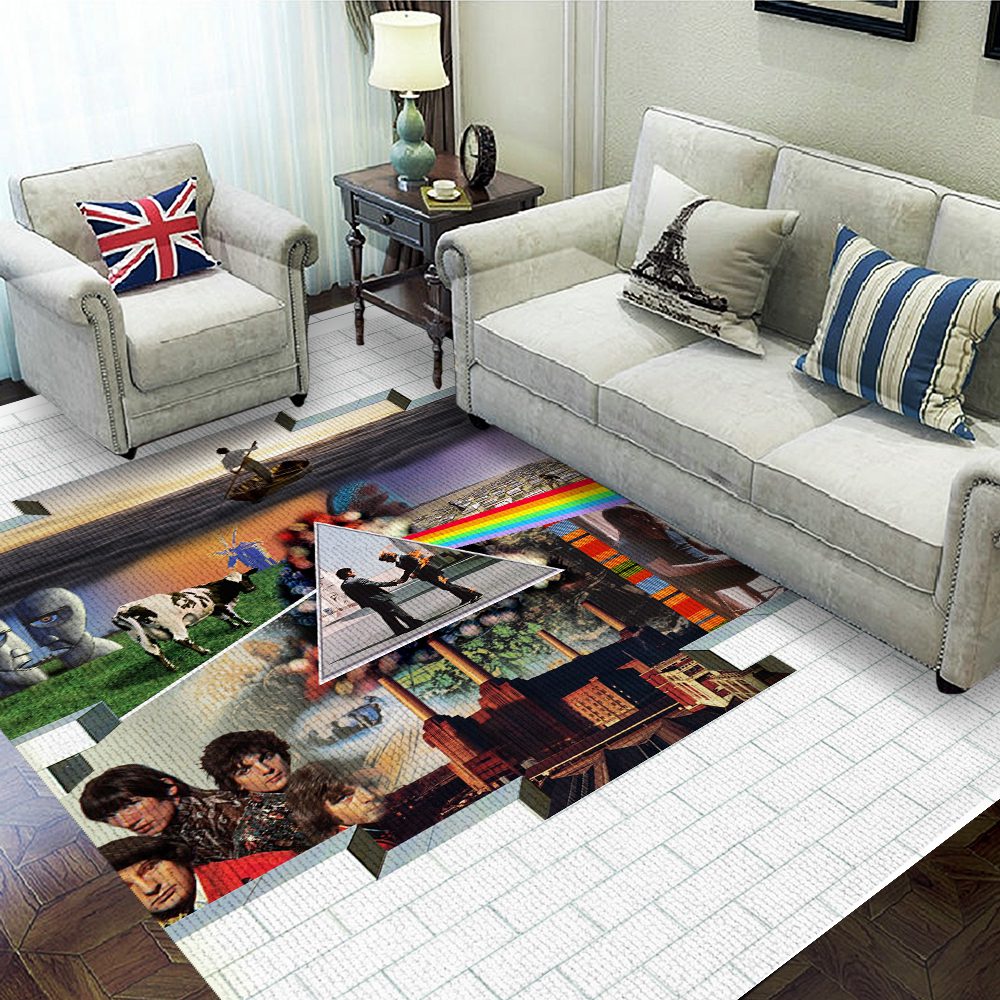 Pink-Floyd-Rectangular-Rug-Floor-Decor-GRR1118 Pink Floyd Rectangular Rug Floor Decor GRR1118