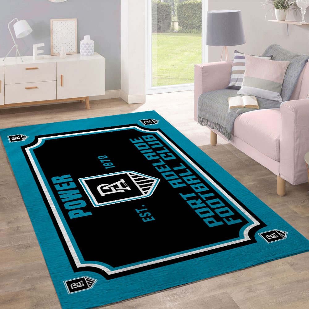 Port-Adelaide-FC-Rectangular-Rug-Floor-Decor-GRR1145-1