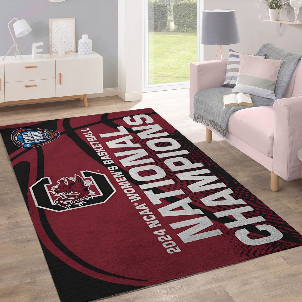 South-Carolina-Gamecocks-Womens-Basketball-Rectangular-Rug-Floor-Decor-GRR1093-1