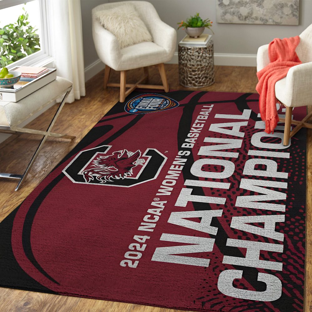 South-Carolina-Gamecocks-Womens-Basketball-Rectangular-Rug-Floor-Decor-GRR1093-2