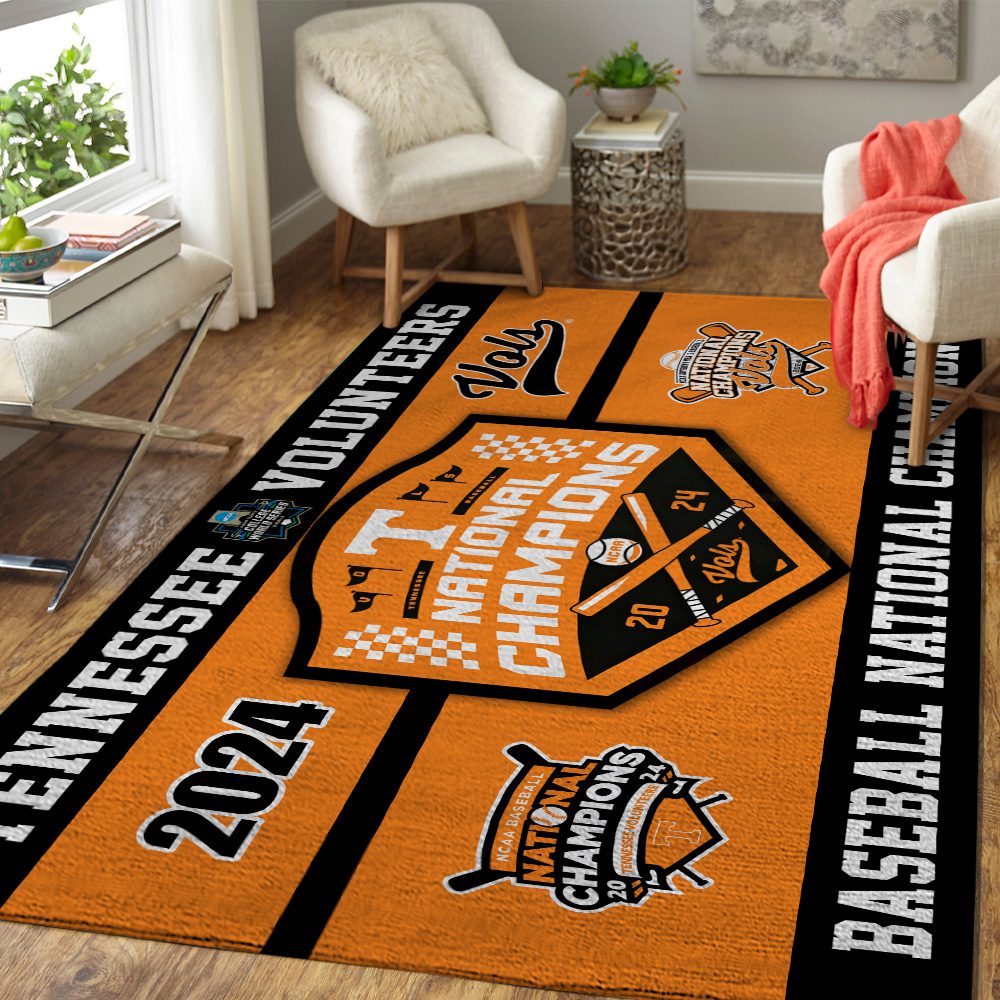 Tennessee-Volunteers-Baseball-Rectangular-Rug-Floor-Decor-GRR1079-2