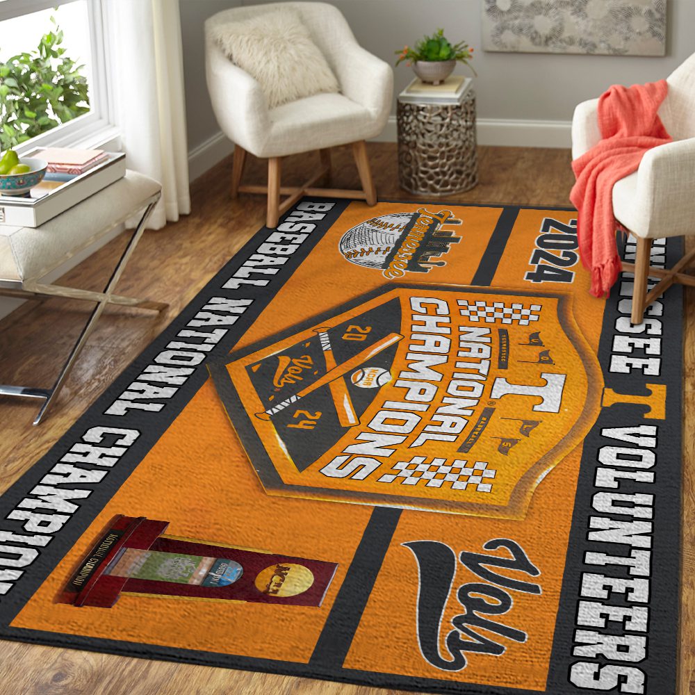 Tennessee-Volunteers-Baseball-Rectangular-Rug-Floor-Decor-GRR1080-2