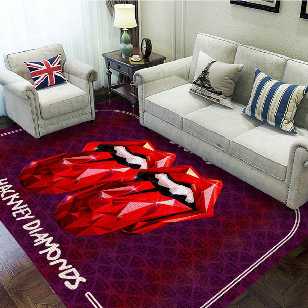 The-Rolling-Stones-Rectangular-Rug-Floor-Decor-GRR1128 The Rolling Stones Rectangular Rug Floor Decor GRR1128