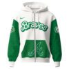 Atlanta Braves MLB x St. Patrick's Day Limited Edition Performance Zip Hoodie 2025