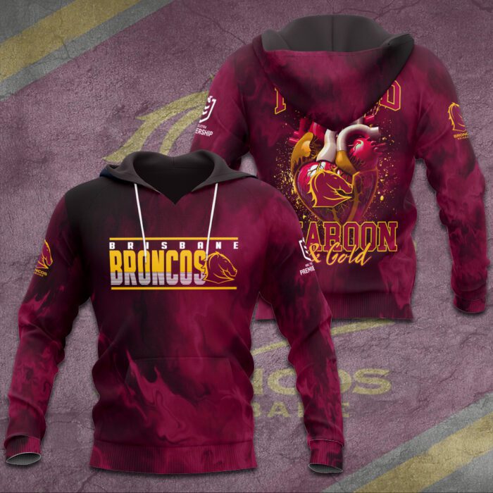 Brisbane Broncos Unisex Performance Hoodie NCT1057