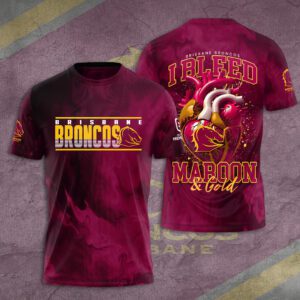 Brisbane Broncos Unisex Performance T-Shirt NCT1022