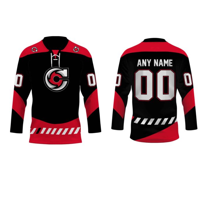 ECHL Cincinnati Cyclones Personalized Home Lace Hockey Jersey
