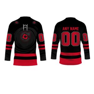 ECHL Cincinnati Cyclones Personalized Third Lace Hockey Jersey