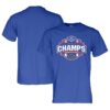 Florida Gators Blue 84 2025 SEC Men's Basketball Conference Tournament Champions Locker Room T-Shirt - Royal