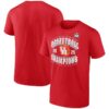 Houston Cougars 2025 Big 12 Men's Basketball Conference Tournament Champions T-Shirt - Red