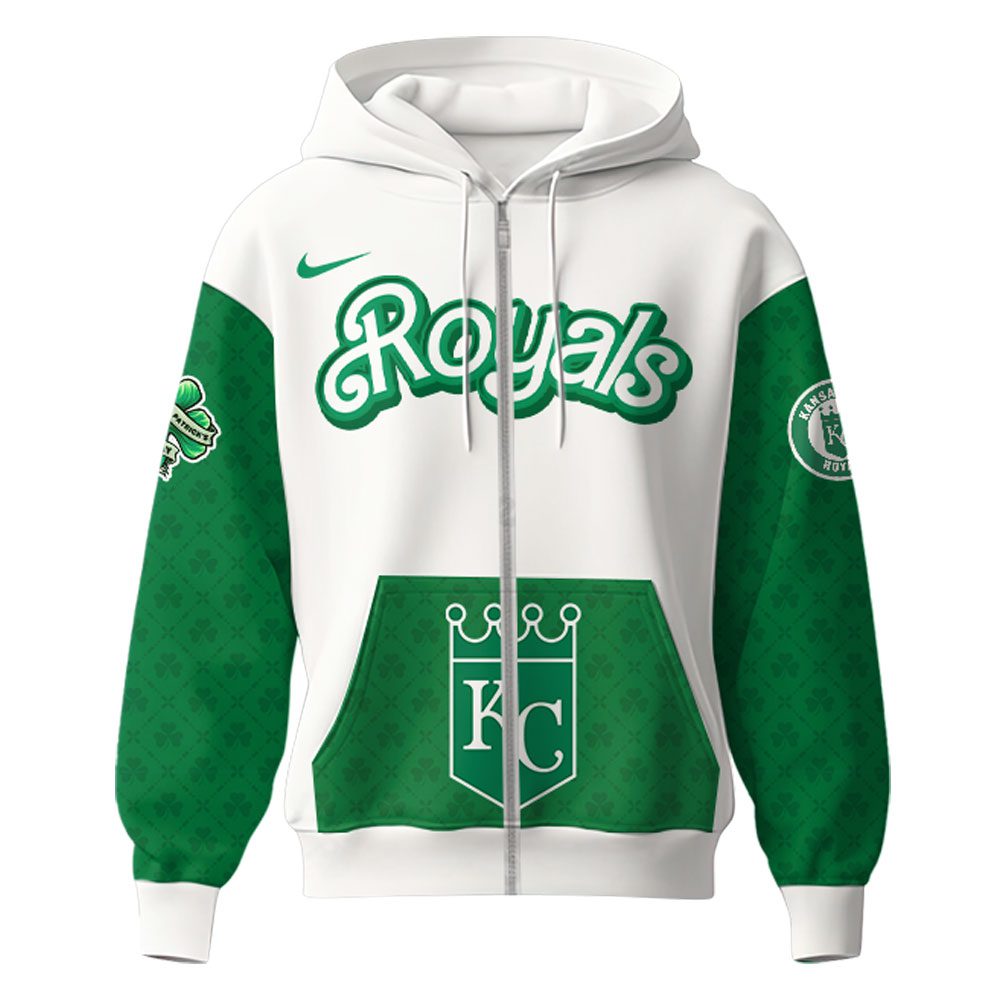 Kansas-City-Royals-MLB-x-St.-Patricks-Day-Limited-Edition-Performance-Zip-Hoodie-2025 Kansas City Royals MLB x St. Patrick's Day Limited Edition Performance Zip Hoodie 2025