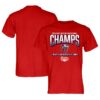 Liberty Flames Blue 84 Unisex 2025 C-USA Women's Basketball Conference Tournament Champions T-Shirt - Red