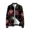 Limited Edition Versace Varsity Zipper Luxury Jacket VSJ1005