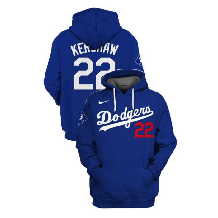 Los Angeles Dodgers Custom Name Number Unisex Hoodie Style Jersey Special Edition PJH1128