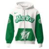 Miami Marlins MLB x St. Patrick's Day Limited Edition Performance Zip Hoodie 2025