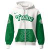 Minnesota Twins MLB x St. Patrick's Day Limited Edition Performance Zip Hoodie 2025