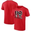 NC State Wolfpack 2025 NCAA Women's Basketball Tournament March Madness Sweet 16 No Look Pass T-Shirt - Red