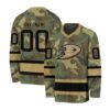 NHL Anaheim Ducks Special Camo Design V-neck Hockey Jersey FHJ302