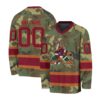 NHL Arizona Coyotes Special Camo Design V-neck Hockey Jersey FHJ302