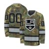 NHL Los Angeles Kings Special Camo Design V-neck Hockey Jersey FHJ302